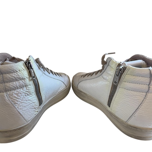 P448 Women's Sneakers in White and Tan - Picture 6 of 12